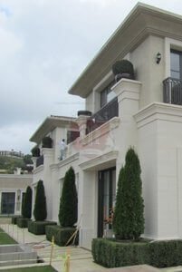 Exterior Facade in Cream Limestone