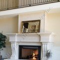 Limestone Fireplace Mantel Surround