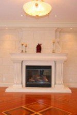 ANTONELLA Custom Limestone Mantel Surround