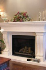 ANTONELLA Custom Limestone Mantel Surround