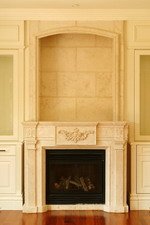 EDENBERGE Custom Marble Fireplace Mantel
