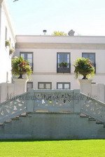 Custom Limestone Railing