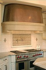 ANASTASIA Stone range Hood & Copper Canopy
