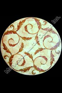 round marble medallion