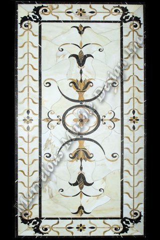 rectangular marble medallions