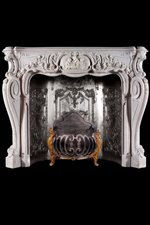 Antique 317 French Style Marble Mantel