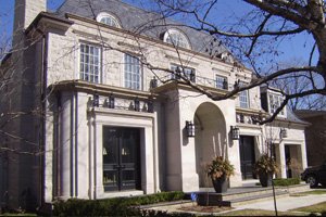 Entrance Limestone Columns