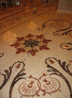 Luxury Marble Floor Border Design