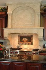 GENOVA Stone Range Hood In 10 ft Ceiling