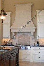 cast stone range hood