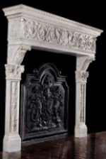 Antique 308 Custom Marble Mantel design