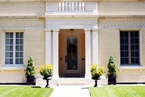 Entrance Limestone Columns