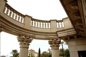 Entrance Limestone Columns