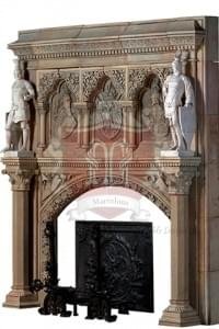 European Fireplace Mantel