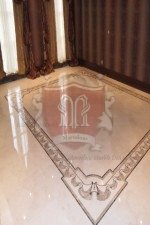 Custom Marble Floor Border