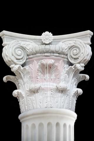 Marble Columns Corinthian Capital